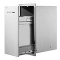VEVOR Outdoor Kitchen Drawer 13.4"W x 25.7"H x 19.6"D Stainless Steel Pull-Out Trash Storage for BBQ Islands
