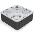 Aqualife 6-Person Hot Tub – 59 Stainless Steel Jets, 4 Pumps, Bluetooth, Waterfall, LED Lighting (AC500-2P)